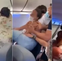 Dos mujeres discutieron por un asiento en un avión y se desató una batalla campal antes del despegue: video