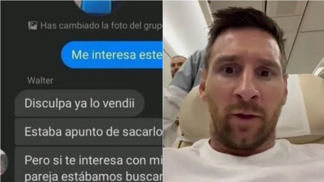 "Negocios son negocios", dijo. Quiso comprar algo por Face pero terminó en un trío