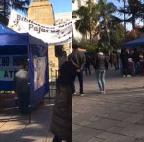 [EN VIVO] Tensión en Plaza Belgrano: Inminente desalojo