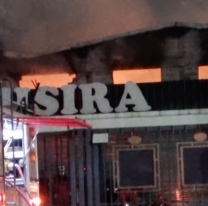 URGENTE: terrible incendio en una empresa jujeña de Alto Comedero