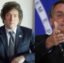 Bolsonaro brindó su apoyo a Milei: "Tenemos cosas en común"