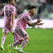 Súper Messi sumó su octavo gol en Inter Miami y festejó como Spider-Man