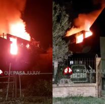 Terrible incendio en una carpintería jujeña: Gritos y desesperación durante la noche