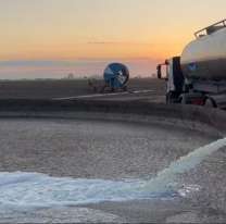 Bloqueo sindical obligó a Sancor a tirar 100 mil litros de leche