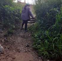 Vecinos hartos del abandono se organizan y hacen el trabajo que el municipio no asume