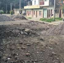 Vecinos de Palpalá denuncian abandono de obra iniciada en campaña