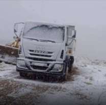 Empezó a nevar en varias provincias del norte: hay alerta para las próximas horas