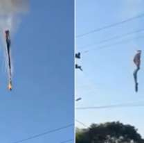 Tragedia en Brasil: se prendió fuego un globo aerostático y hay al menos ocho muertos