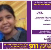 Buscan a Lidia Mercedes Sala, una adolescente desaparecida en Aguas Calientes