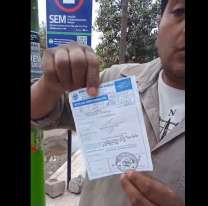 Escándalo con el estacionamiento medido en Perico: pagó pero igual lo multaron