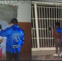 Destrozaron un auto para saquearlo pero la policía de Jujuy logró detenerlos