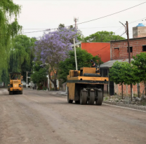 Sadir supervisó la etapa final de la pavimentación de la avenida Islas Malvinas en Monterrico