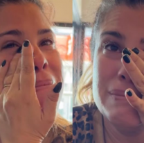 Llorando desconsoladamente: Cecilia Insinga otra vez sola sin Brancatelli