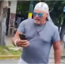 Re caliente: Alfa se cruzó con un motociclista y casi termina a las piñas