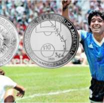 El BCRA lanzará más monedas del gol histórico de Maradona a Inglaterra