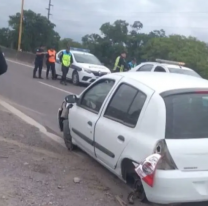 Jujeño perdió el capot, provocó un choque y se dio a la fuga