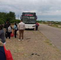La Empresa Argentina y el calvario docente: colectivos varados y riesgo constante