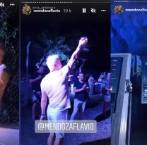 La alocada fiesta de Flavio Mendoza, se hartó de las restricciones por el virus